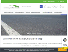 Tablet Screenshot of markierungsfarben-shop.de